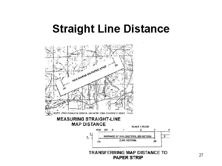 Straight Line Distance 27 