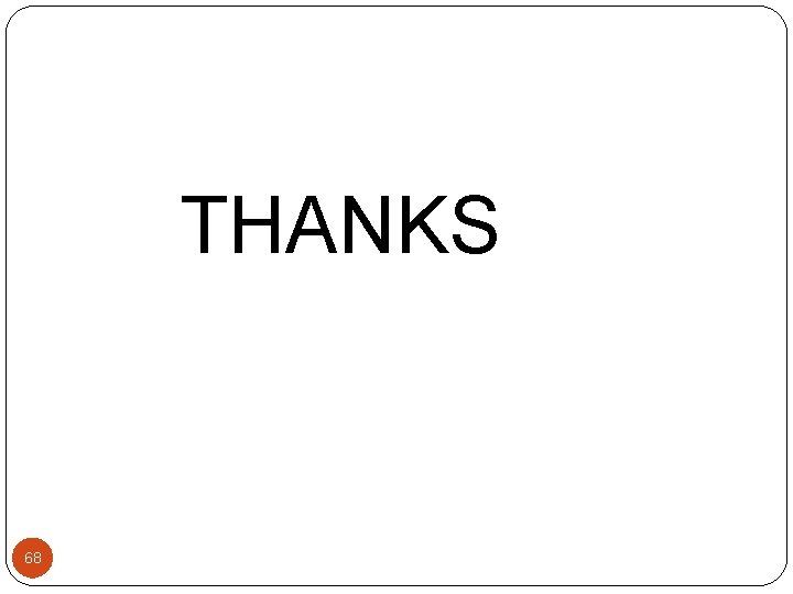 THANKS 68 