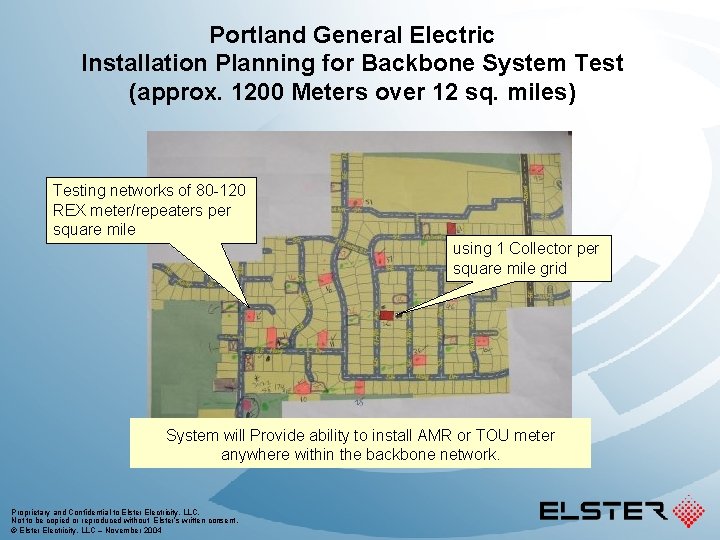 Portland General Electric Installation Planning for Backbone System Test (approx. 1200 Meters over 12