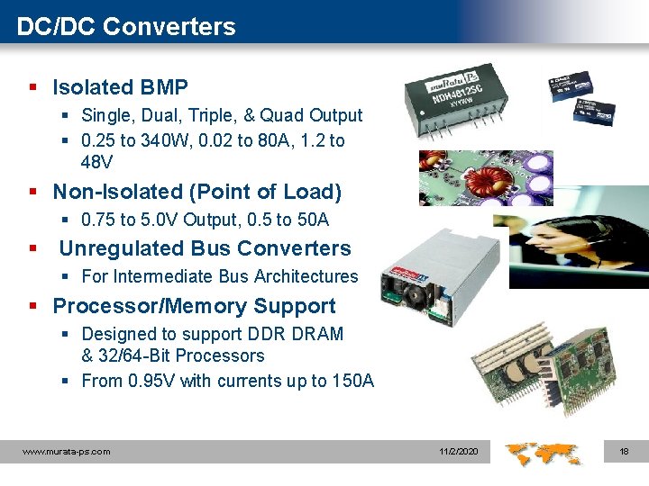 DC/DC Converters § Isolated BMP § Single, Dual, Triple, & Quad Output § 0.