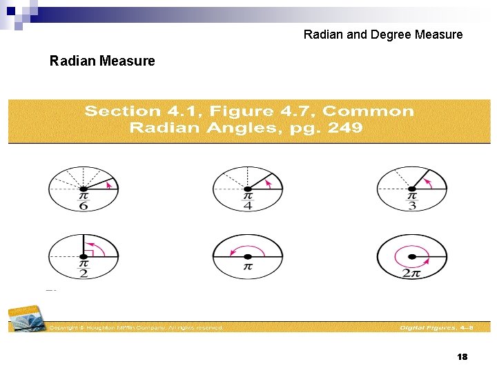 Radian and Degree Measure Radian Measure 18 