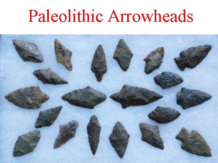 Paleolithic Arrowheads 