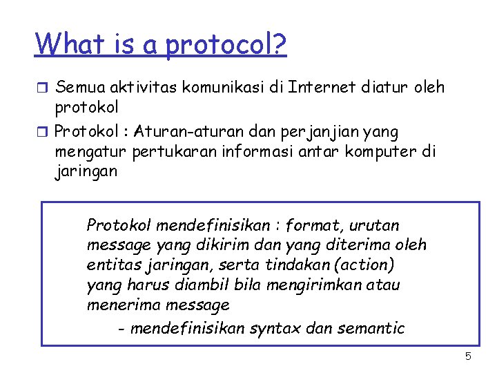 Some basic concepts review 1 What is the