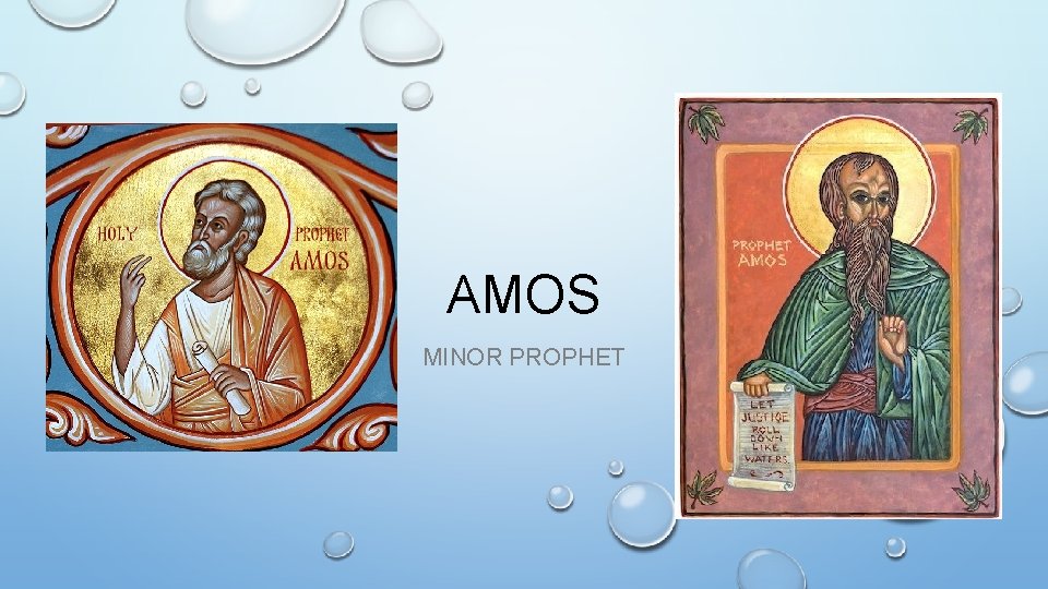 AMOS MINOR PROPHET 