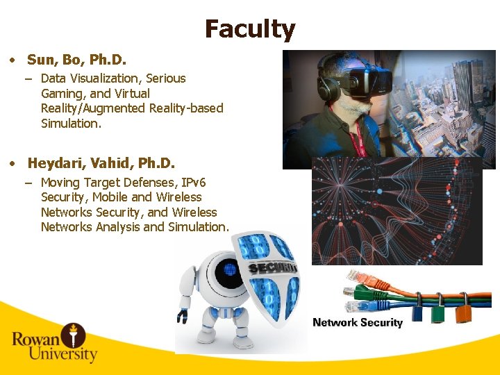 Faculty • Sun, Bo, Ph. D. – Data Visualization, Serious Gaming, and Virtual Reality/Augmented