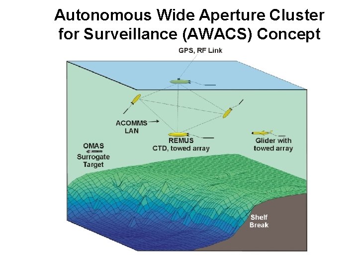 Autonomous Wide Aperture Cluster for Surveillance (AWACS) Concept 