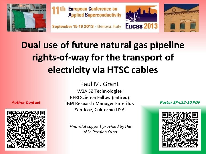 Dual use of future natural gas pipeline rights-of-way for the transport of electricity via