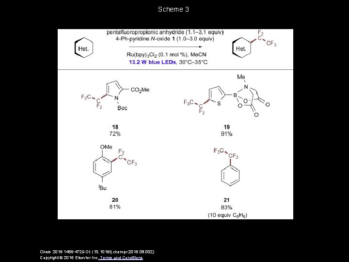 Scheme 3 Chem 2016 1456 -472 DOI: (10. 1016/j. chempr. 2016. 08. 002) Copyright