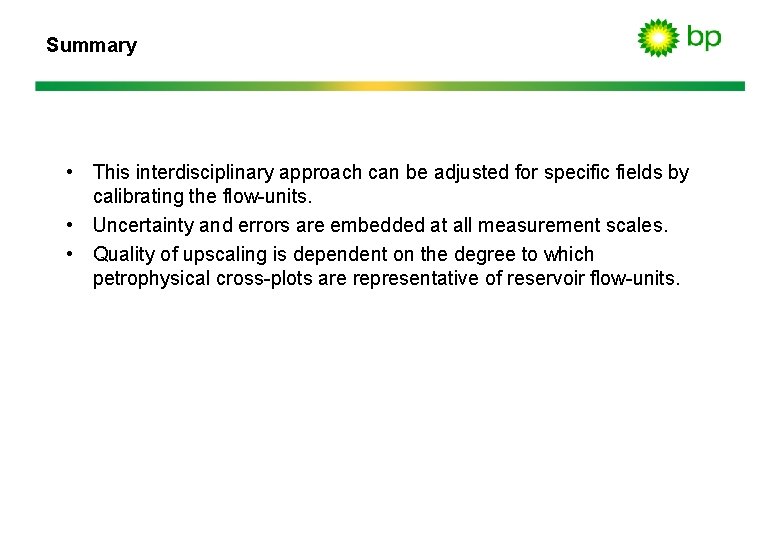 Summary • This interdisciplinary approach can be adjusted for specific fields by calibrating the