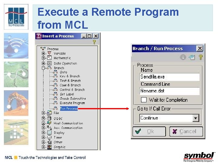 Execute a Remote Program from MCL 