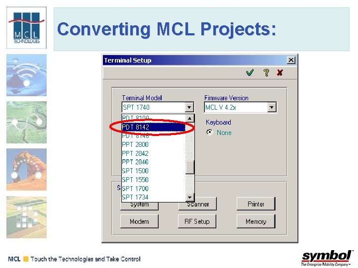 Converting MCL Projects: 