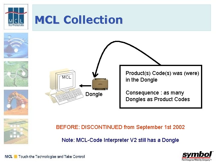 MCL Collection Product(s) Code(s) was (were) in the Dongle MCL Dongle Consequence : as