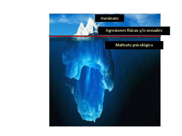 Asesinato Agresiones físicas y/o sexuales Maltrato psicológico 