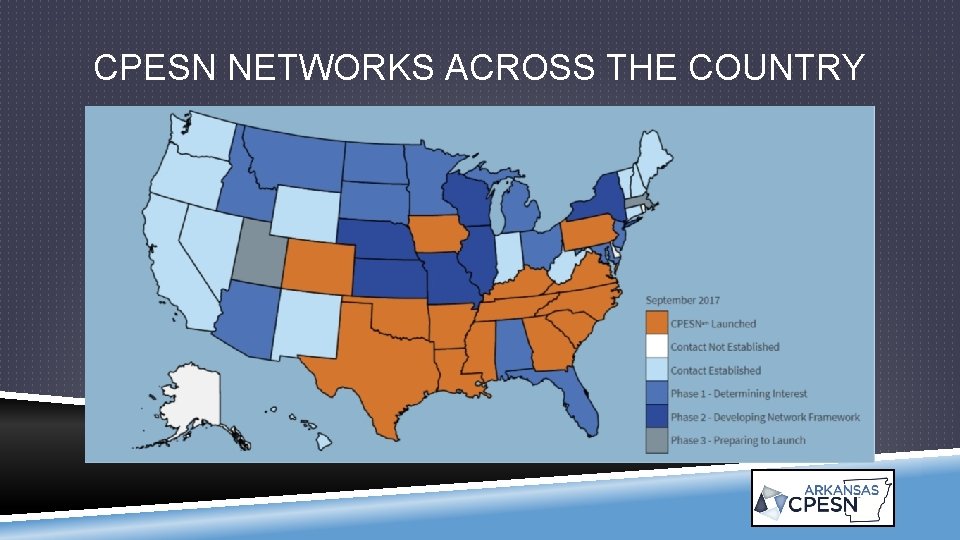 CPESN NETWORKS ACROSS THE COUNTRY 