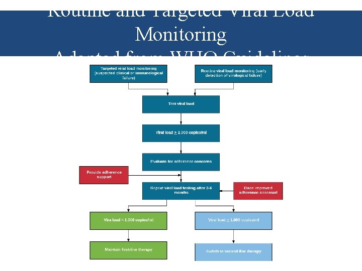 Routine and Targeted Viral Load Monitoring Adapted from WHO Guidelines 