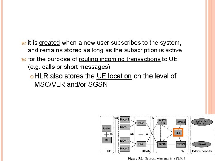  it is created when a new user subscribes to the system, and remains