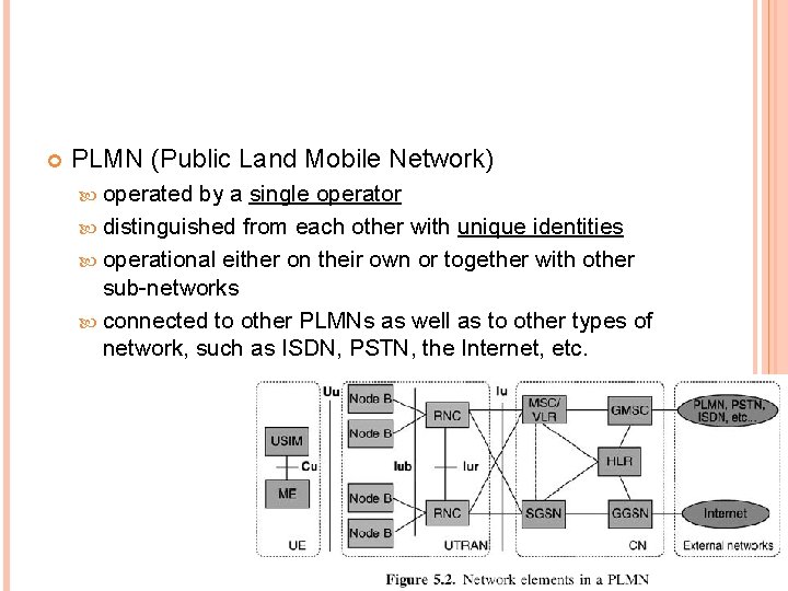  PLMN (Public Land Mobile Network) operated by a single operator distinguished from each