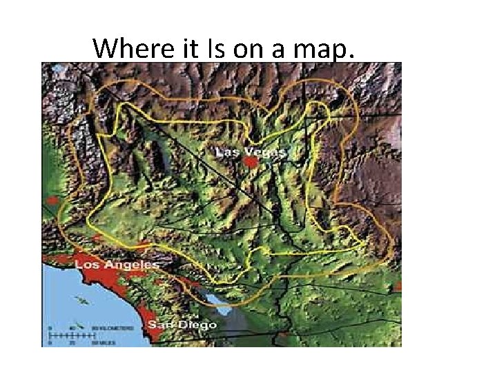 Where it Is on a map. 
