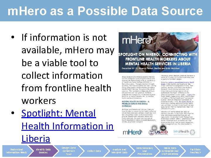 m. Hero as a Possible Data Source • If information is not available, m.