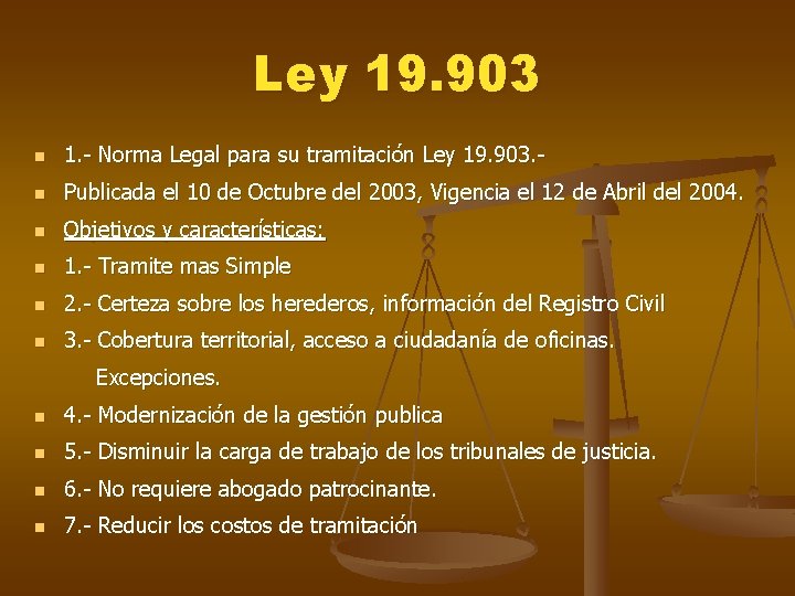 Ley 19. 903 n 1. - Norma Legal para su tramitación Ley 19. 903. Ley 19. 903 n 1. - Norma Legal para su tramitación Ley 19. 903.