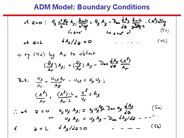 ADM Model: Boundary Conditions 