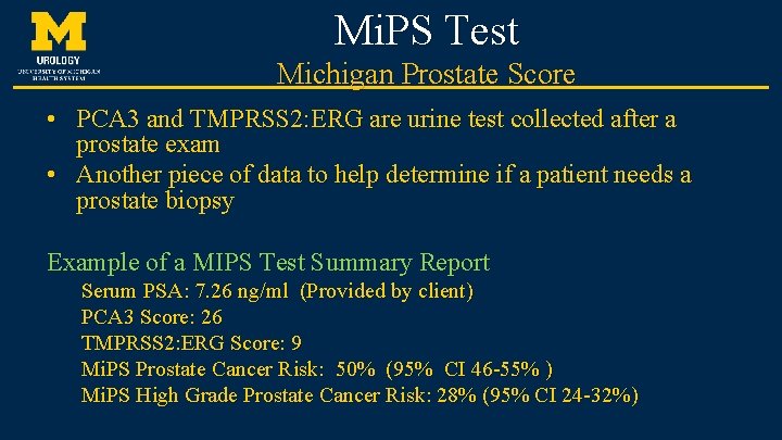 mi prostate score( mips))