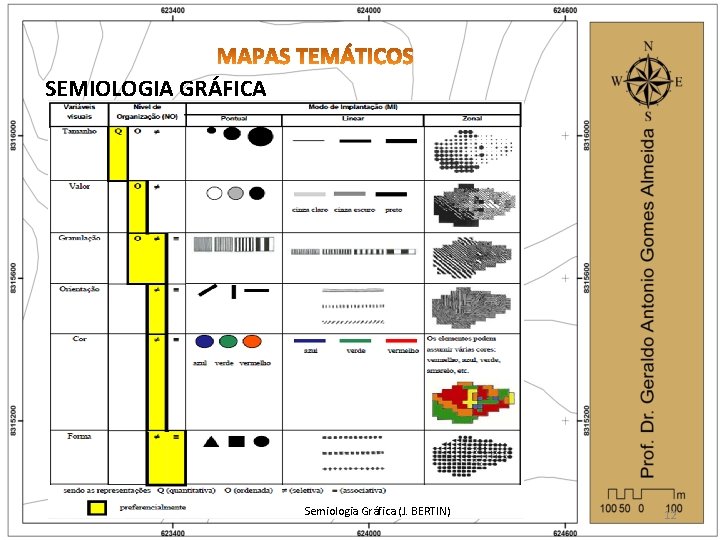 SEMIOLOGIA GRÁFICA Semiologia Gráfica (J. BERTIN) 12 