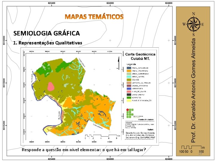 SEMIOLOGIA GRÁFICA 1. Representações Qualitativas Responde a questão em nível elementar: o que há
