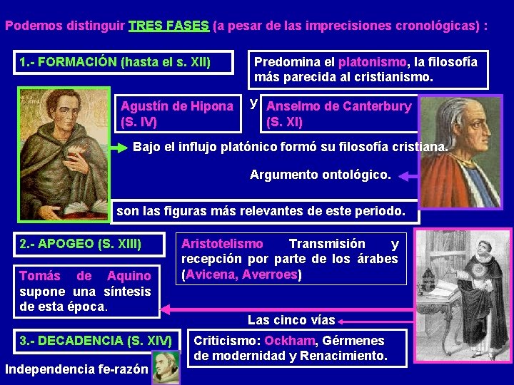 Podemos distinguir TRES FASES (a pesar de las imprecisiones cronológicas) : 1. - FORMACIÓN Podemos distinguir TRES FASES (a pesar de las imprecisiones cronológicas) : 1. - FORMACIÓN