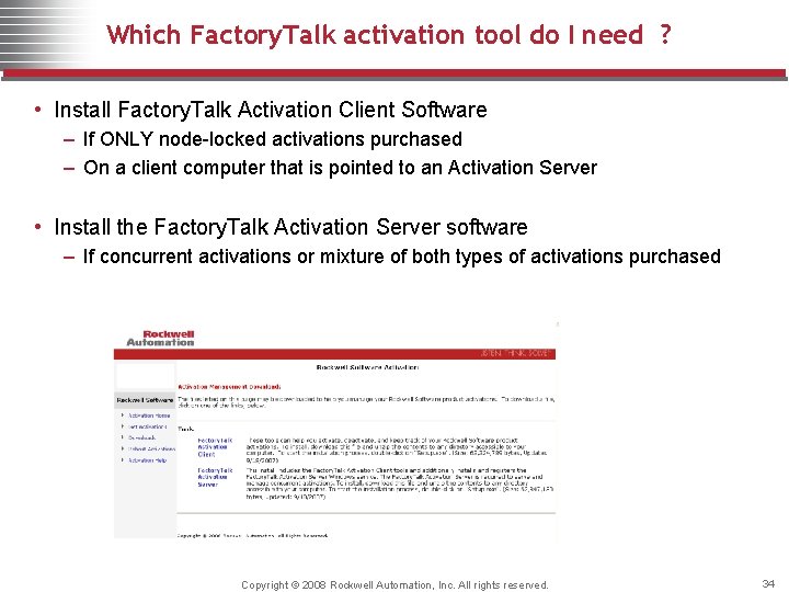 Which Factory. Talk activation tool do I need ? • Install Factory. Talk Activation