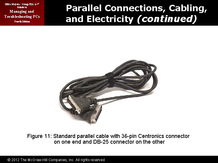 Mike Meyers’ Comp. TIA A+® Guide to Managing and Troubleshooting PCs Fourth Edition Parallel