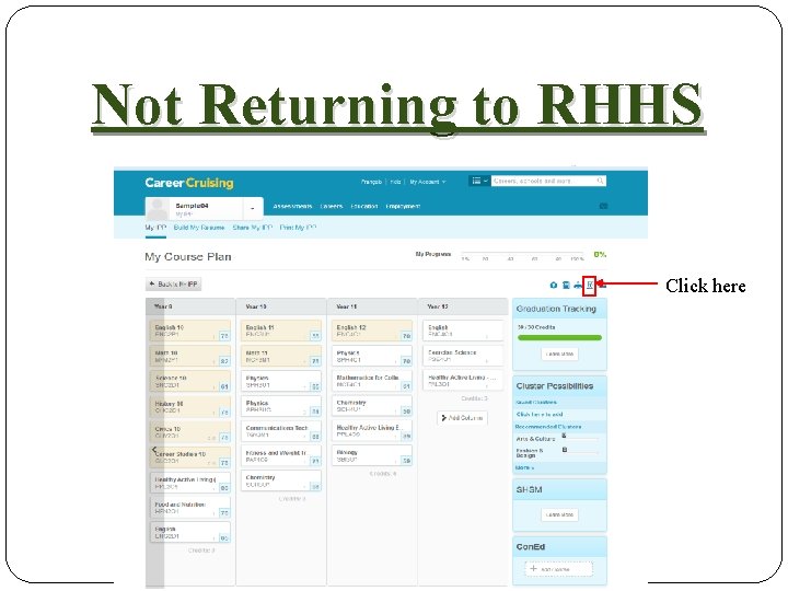 Not Returning to RHHS Click here 