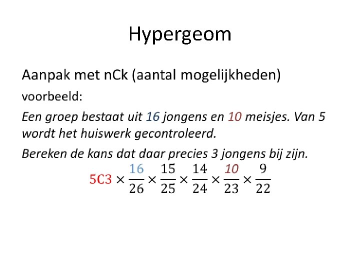 Hypergeom • 