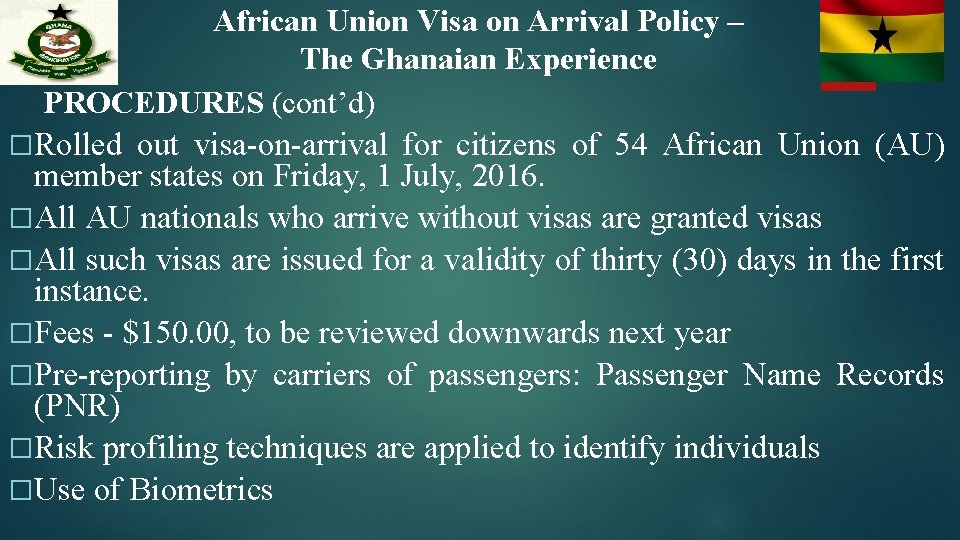 African Union Visa on Arrival Policy The Ghanaian