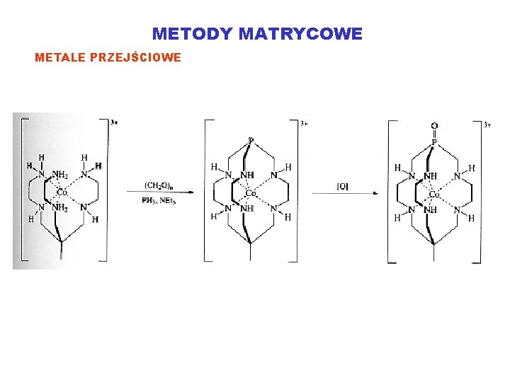 METODY MATRYCOWE METALE PRZEJŚCIOWE 