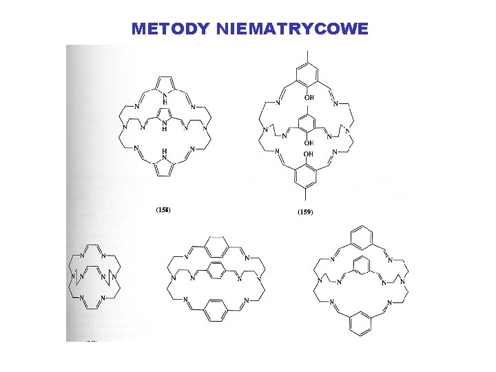 METODY NIEMATRYCOWE 