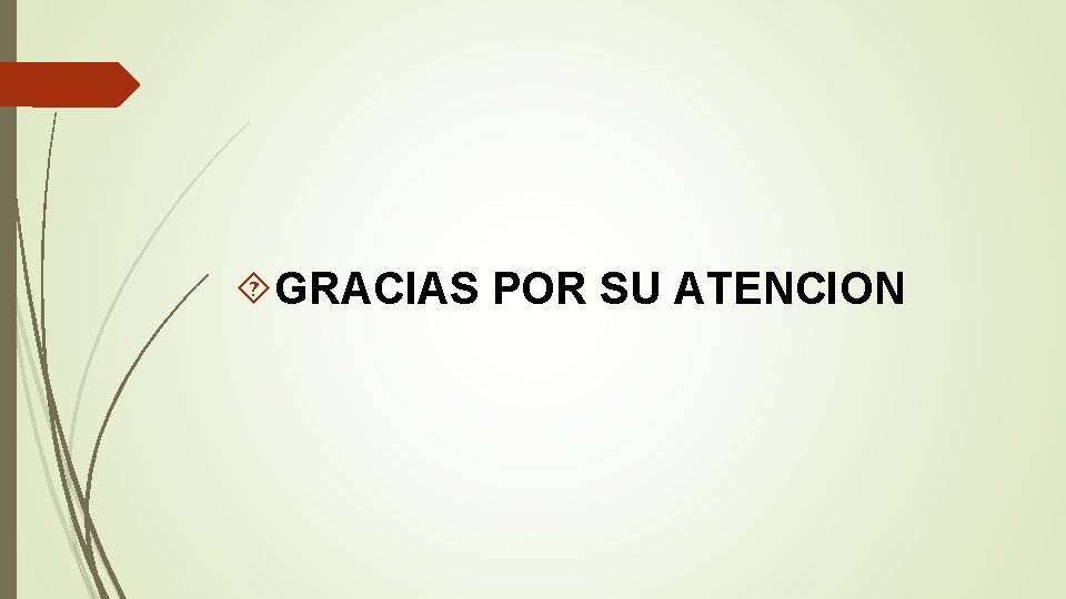  GRACIAS POR SU ATENCION 