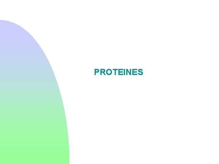 PROTEINES 