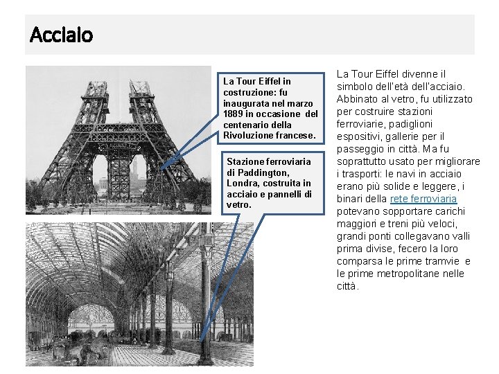 Acciaio La Tour Eiffel in costruzione: fu inaugurata nel marzo 1889 in occasione del