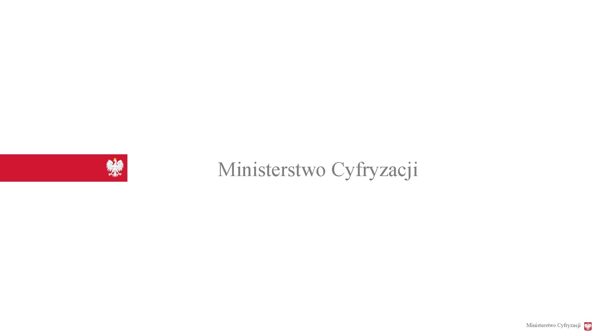 Ministerstwo Cyfryzacji 