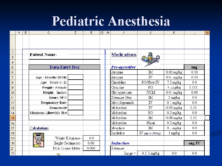 Pediatric Anesthesia 