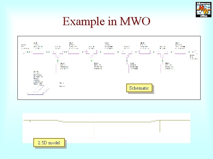 Example in MWO Schematic 2. 5 D model 