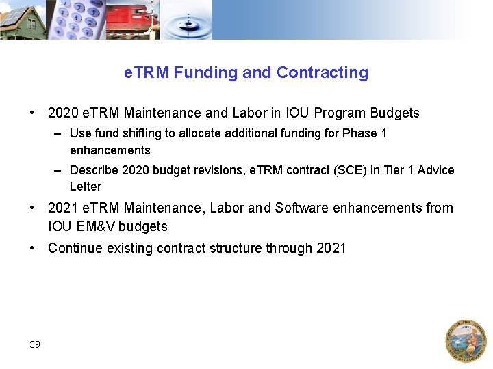 e. TRM Funding and Contracting • 2020 e. TRM Maintenance and Labor in IOU