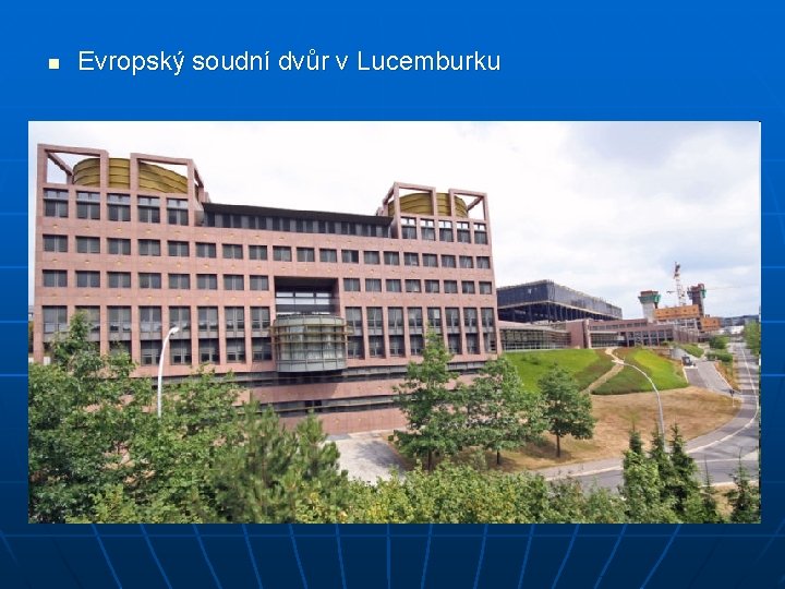 n Evropský soudní dvůr v Lucemburku 