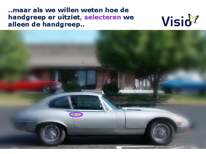 . . maar als we willen weten hoe de handgreep er uitziet, selecteren we . . maar als we willen weten hoe de handgreep er uitziet, selecteren we