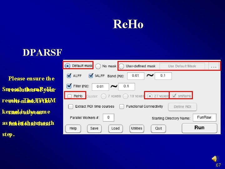 Re. Ho DPARSF Please ensure the Smooth the m. Re. Ho resolution of your