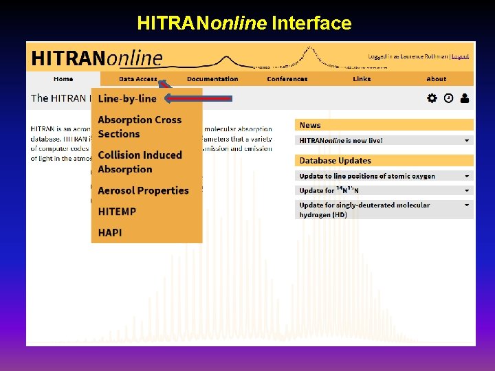 HITRANonline Interface HITRANonline Interface