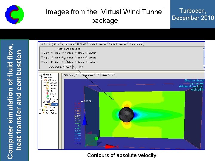 Computer simulation of fluid flow, heat transfer and combustion Images from the Virtual Wind