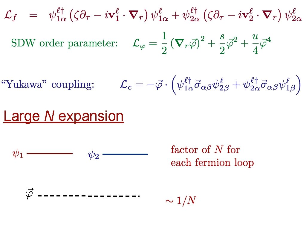 Large N expansion 