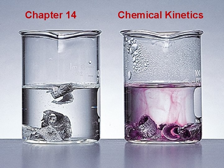 Chapter 14 Chemical Kinetics 